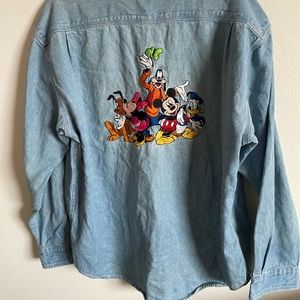 disney denim flannel